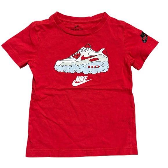 Nike Other - Nike Kids Red Sneaker Graphic Tee